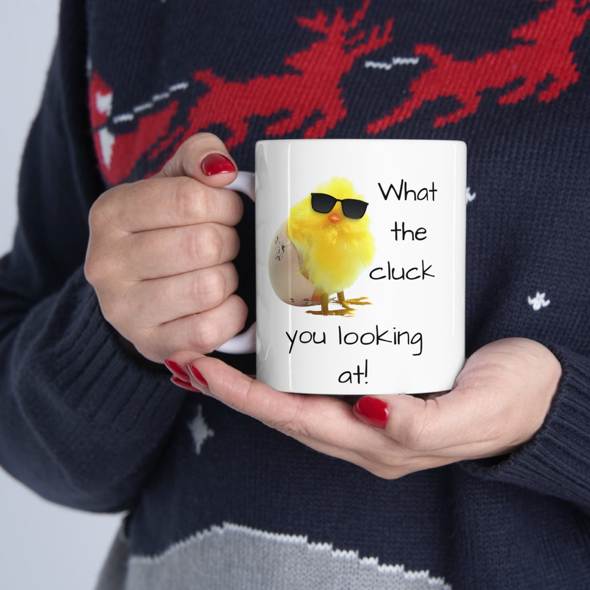 Cluck! Ceramic Mug 11oz