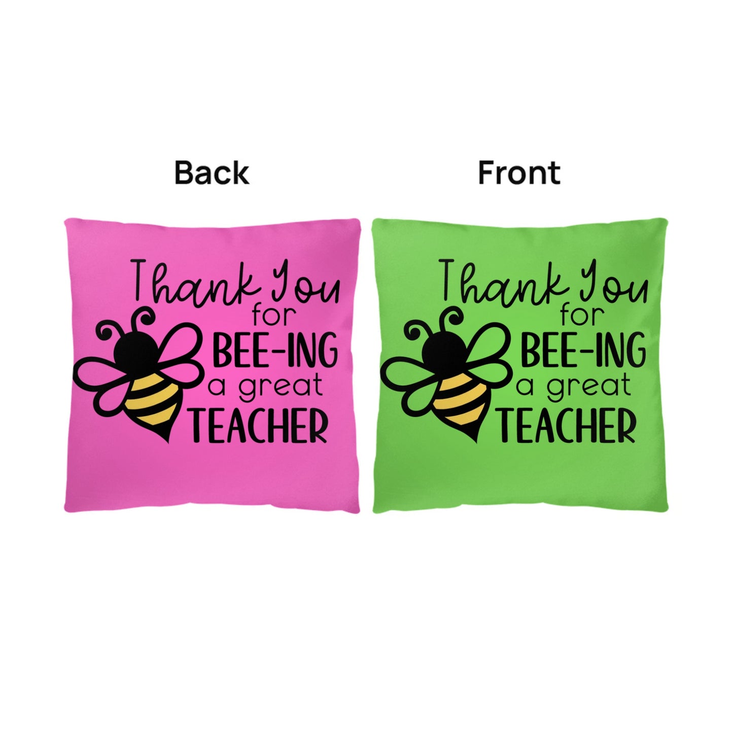 Teacher Appreciation Pillow