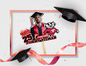 Customized Graduation Fan