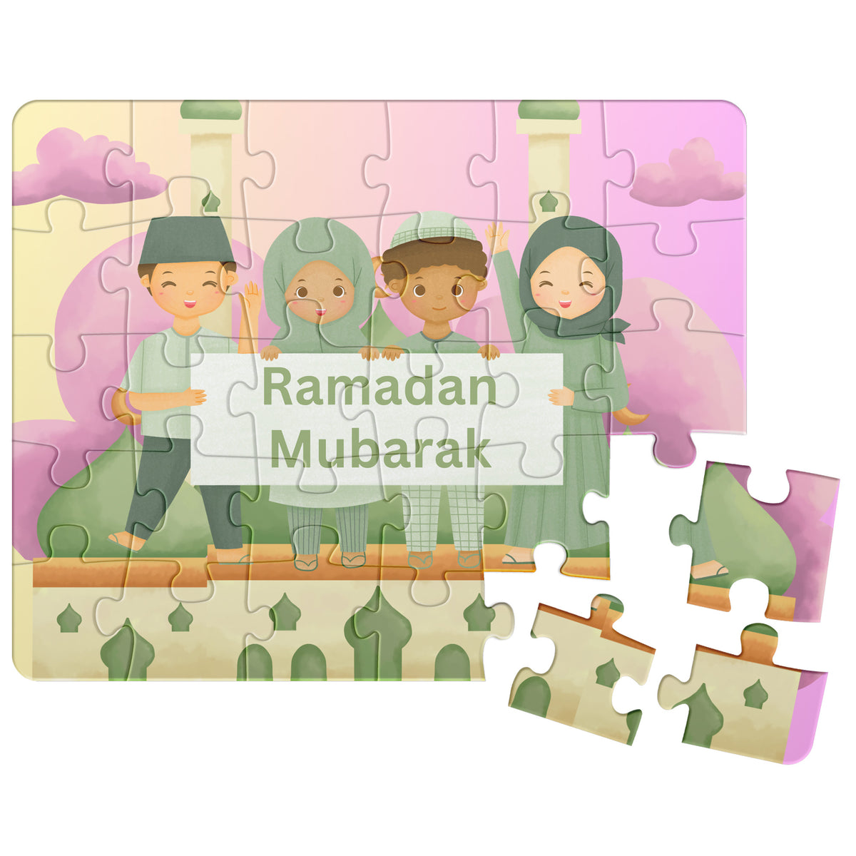Ramadan Mubarak Kids Puzzle