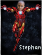 Personalized Kids Hero Blanket