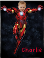 Personalized Kids Hero Blanket