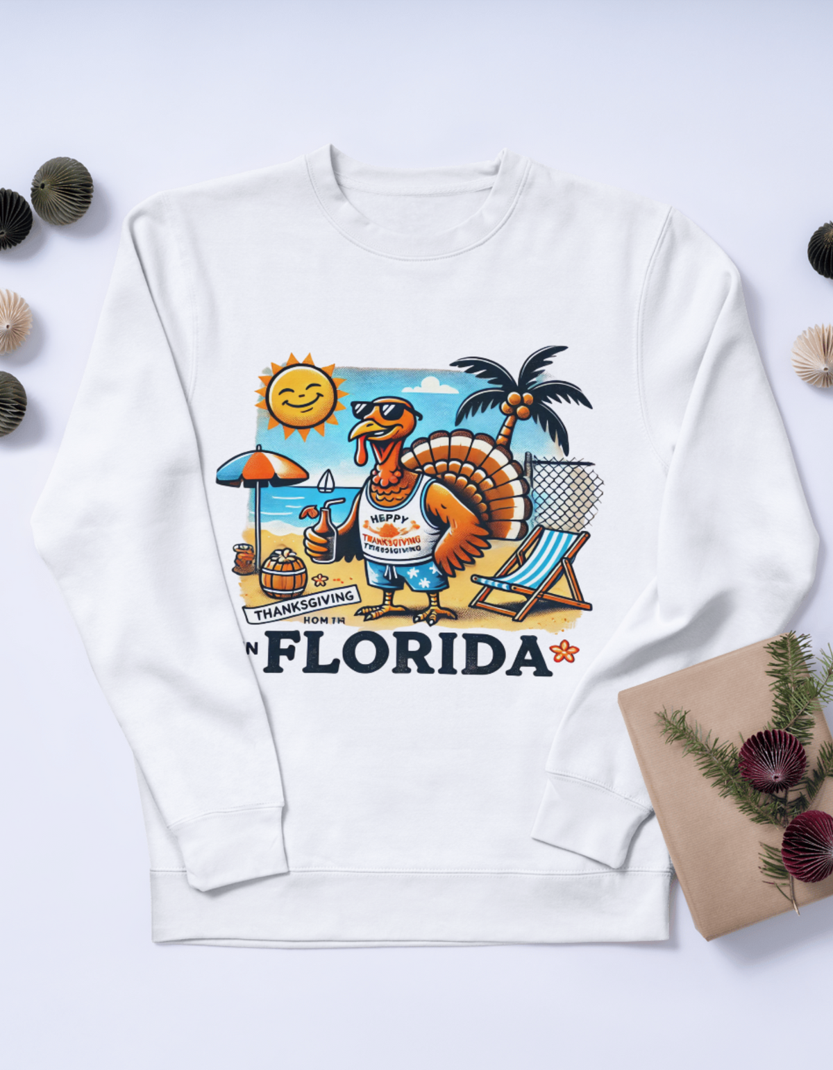 🌴 Thanksgiving in Florida - Digital Download Design 🌞