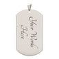 Lion's Pride: To My Son Personalized Dog Tag