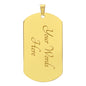 Lion's Pride: To My Son Personalized Dog Tag
