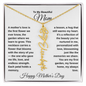 Beautiful Mom (Mother's Day) - Flower Necklace