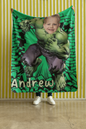 Personalized Kids Hero Blanket