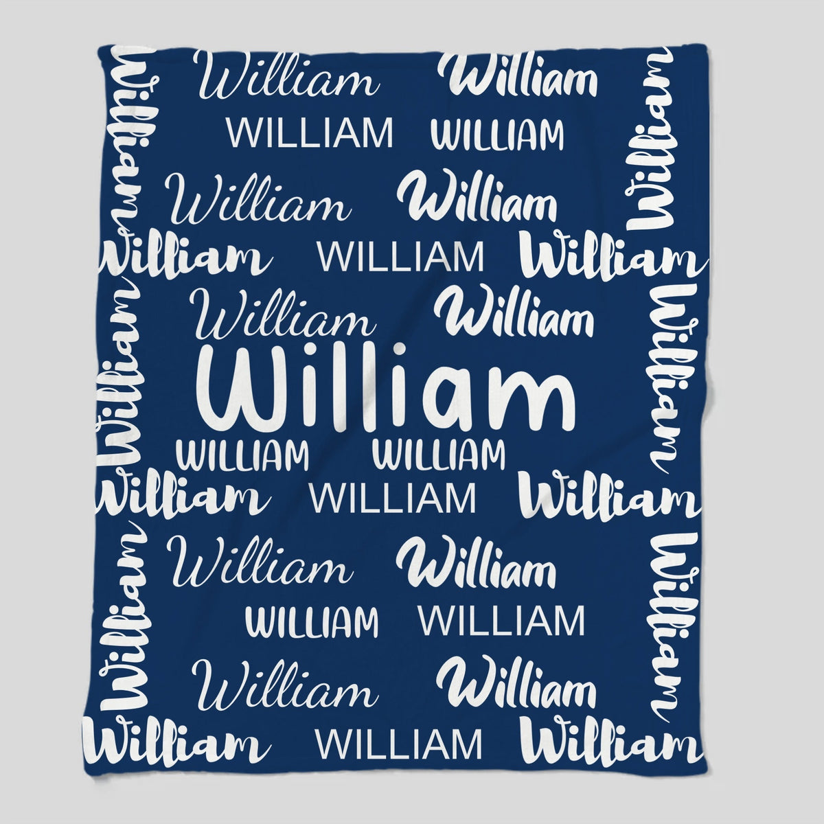 Personalized Name Fleece Blanket – 50×60