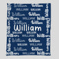 Personalized Name Fleece Blanket – 50×60