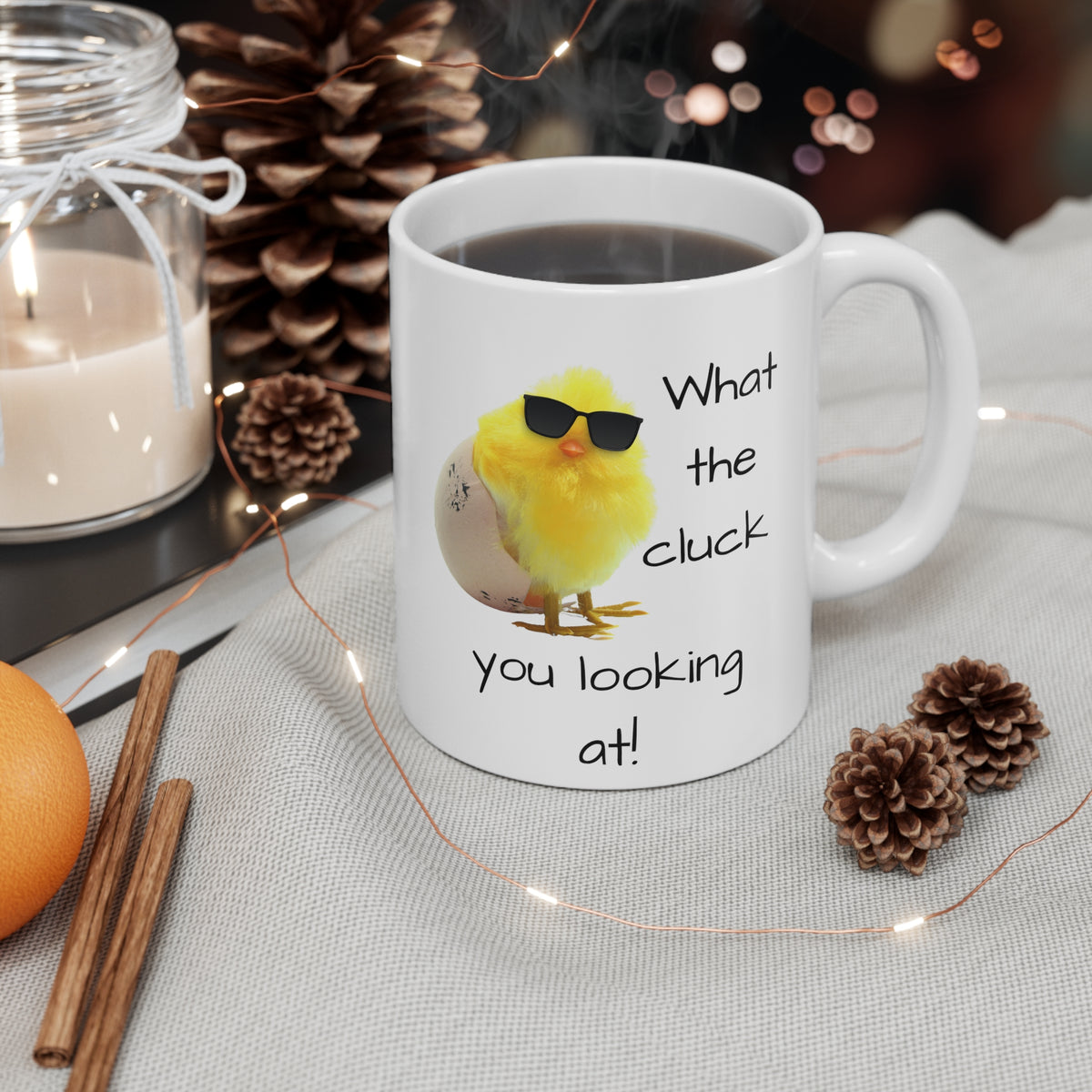 Cluck! Ceramic Mug 11oz