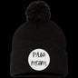 Paw Mom Beanie | Vegan Leather Patch