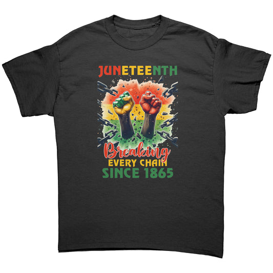 Juneteenth "Breaking Chains" T-Shirt Black
