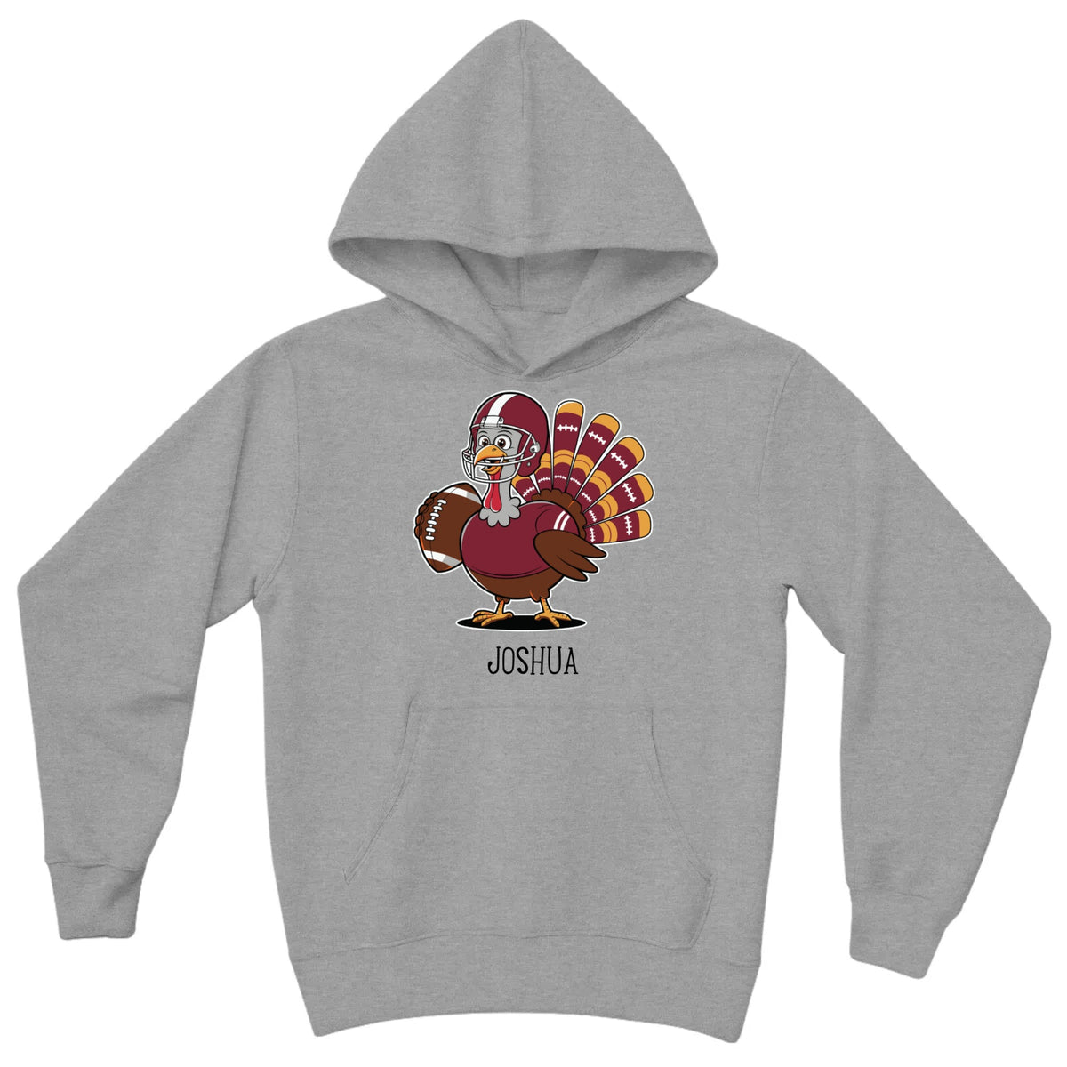🏈 Personalized Football Turkey Youth Hoodie 🏈