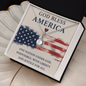 God Bless America Eternal Hope Necklace