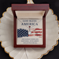 God Bless America Eternal Hope Necklace