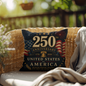 United States of America 250th Anniversary Commemorative Throw Pillow