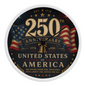 United States of America 250th Anniversary Commemorative Wall Clock